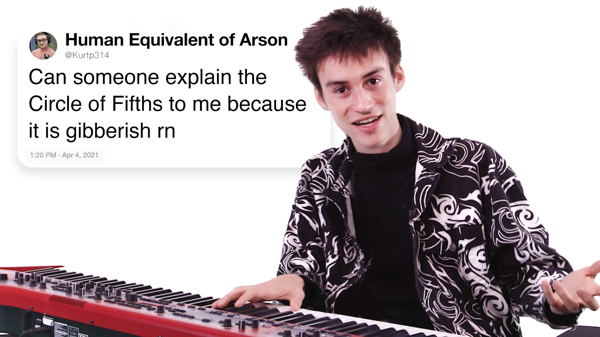 Watch Jacob Collier Answers Music Theory Questions From Twitter