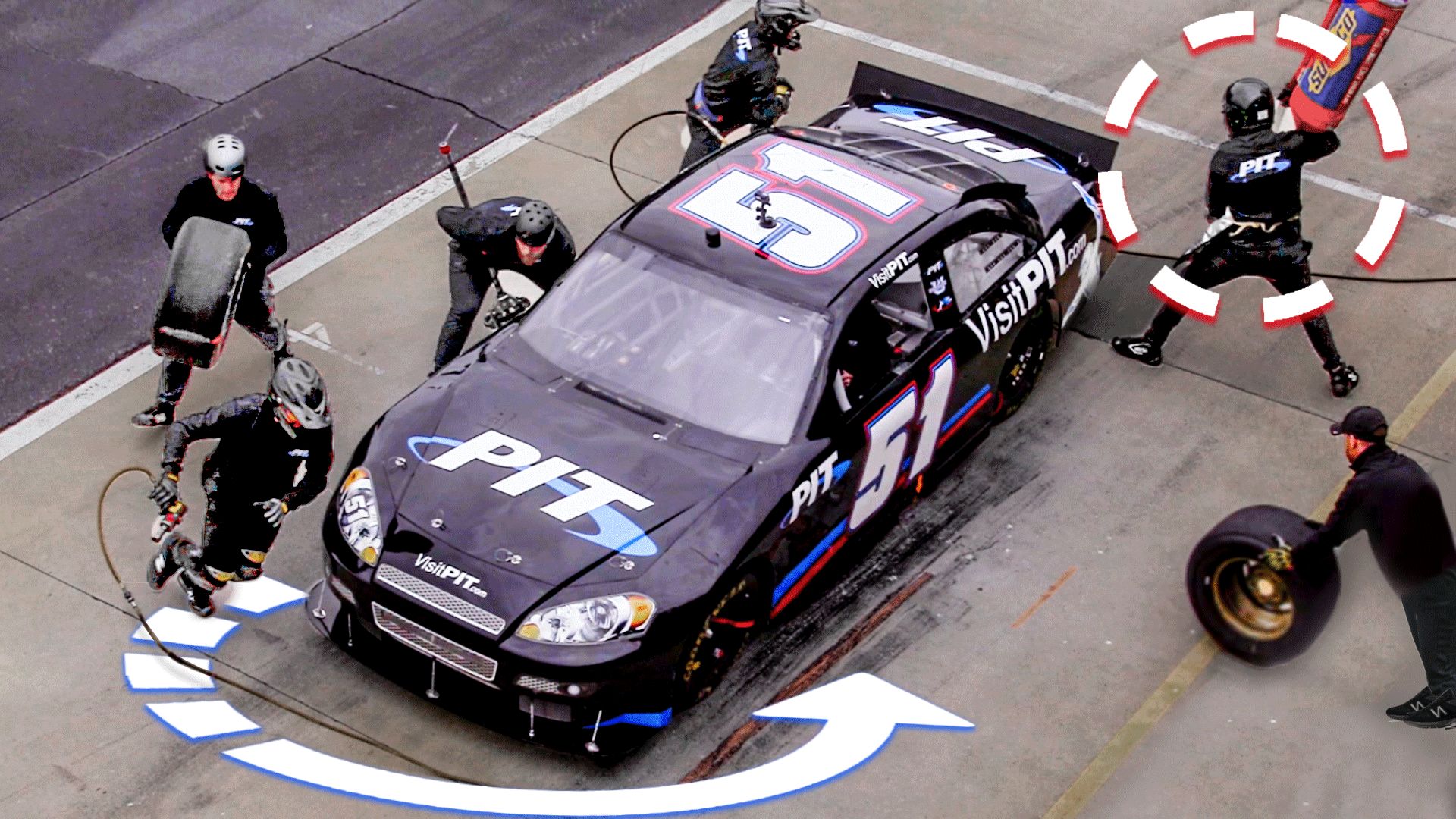 Watch How a NASCAR Pit Crew Perfects a Pit Stop WIRED