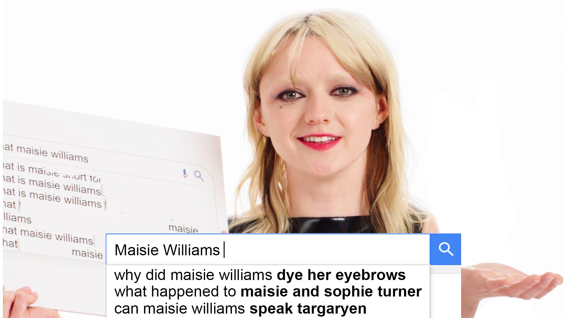 Watch Maisie Williams Answers the Web’s Most Searched Questions ...