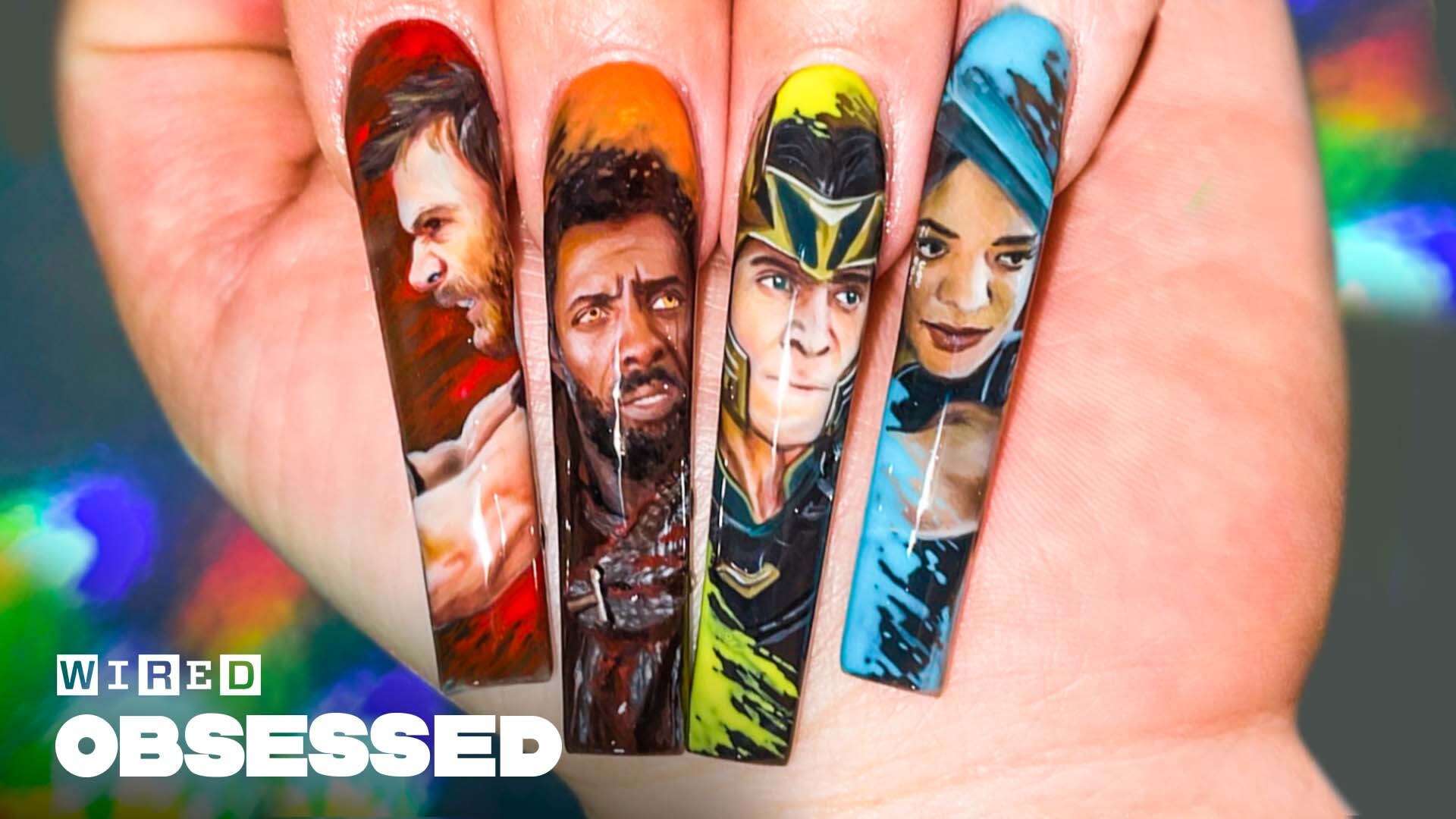 Watch How This Woman Paints Hyperrealistic Nail Art Obsessed WIRED