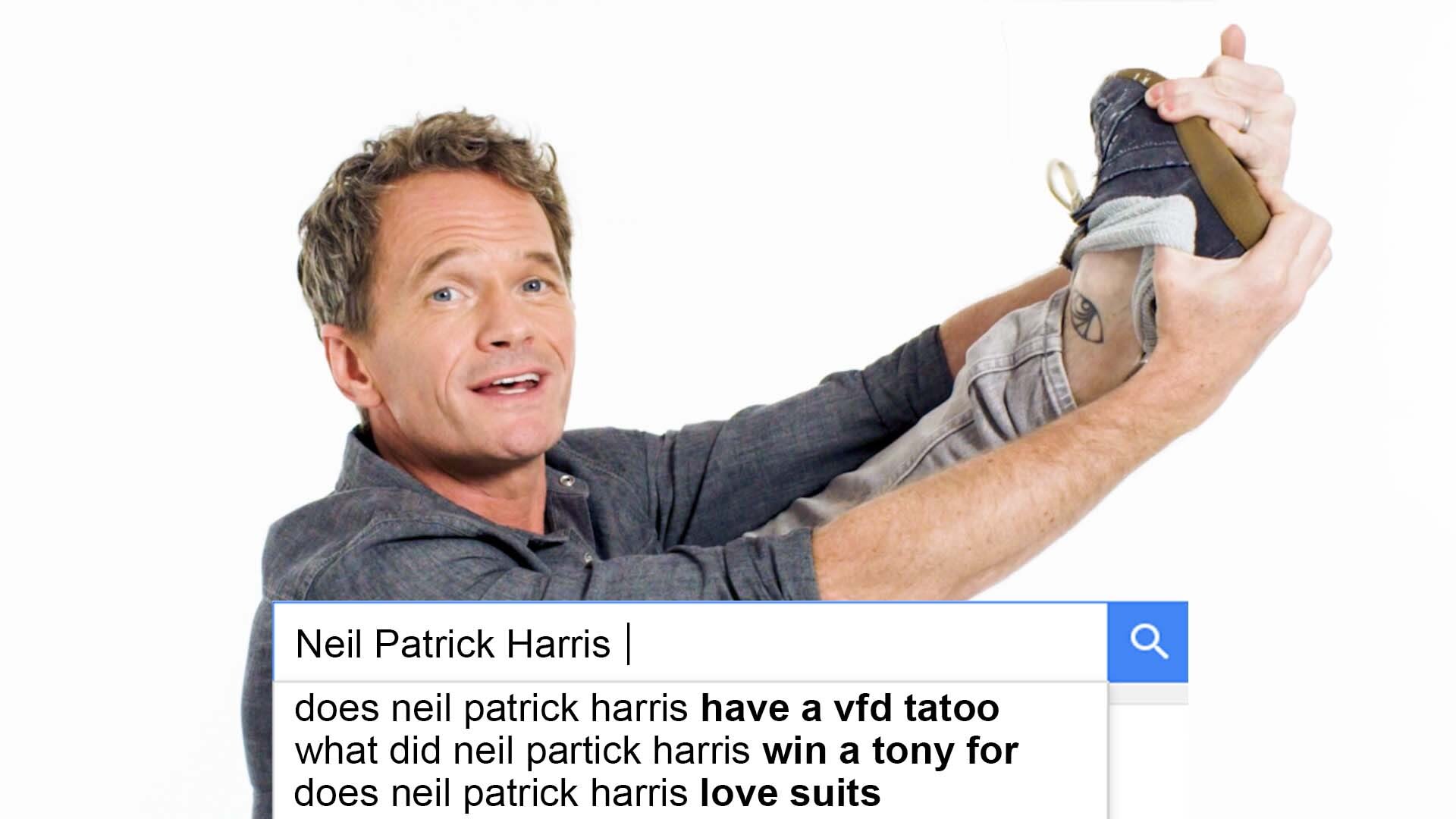 Watch Neil Patrick Harris Answers the Webs Most Searched Questions Autocomplete Interview WIRED pic