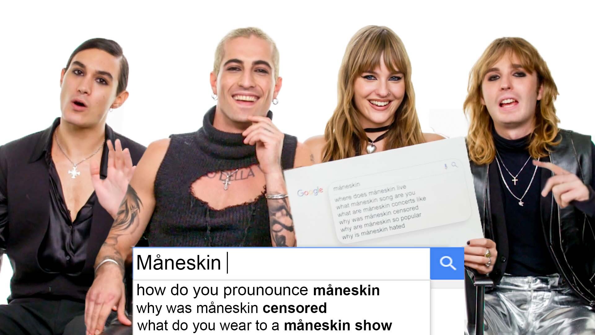 Watch Måneskin Answer the Web's Most Searched Questions