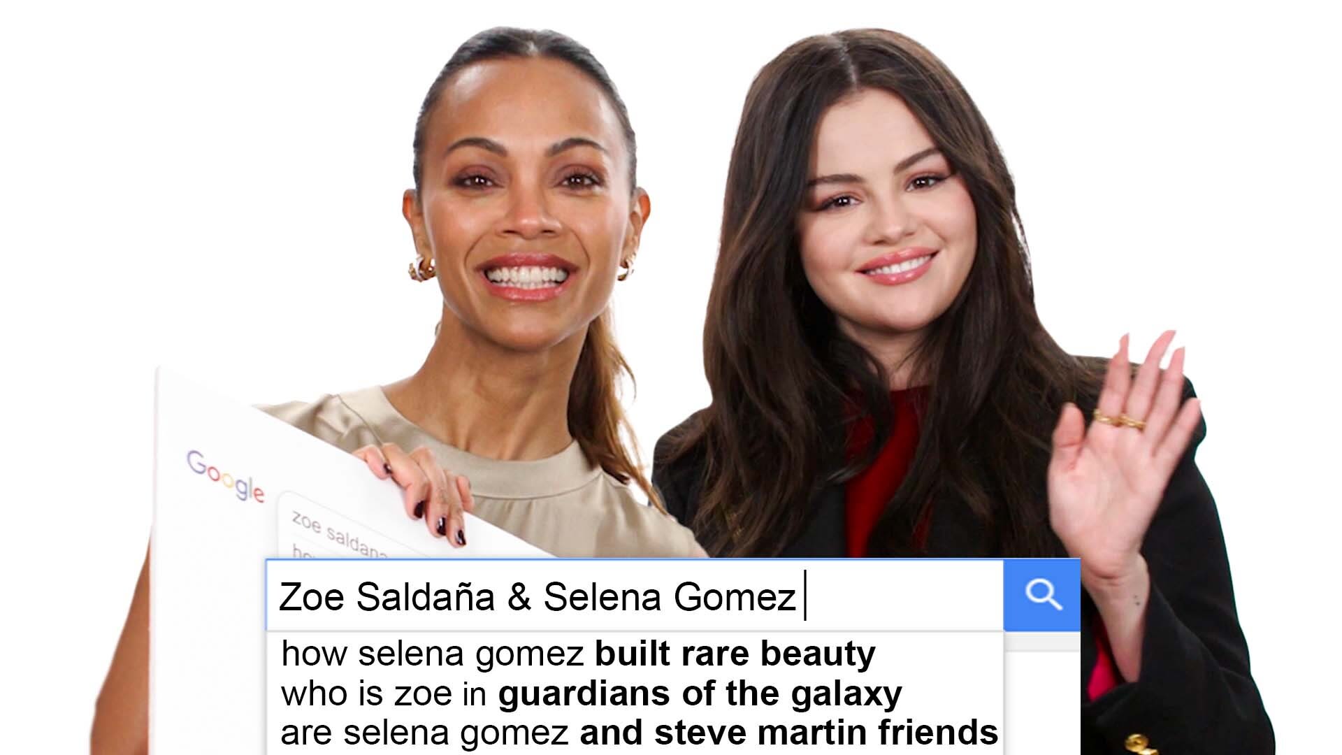 Watch Selena Gomez & Zoe Saldaña Answer The Web's Most Searched