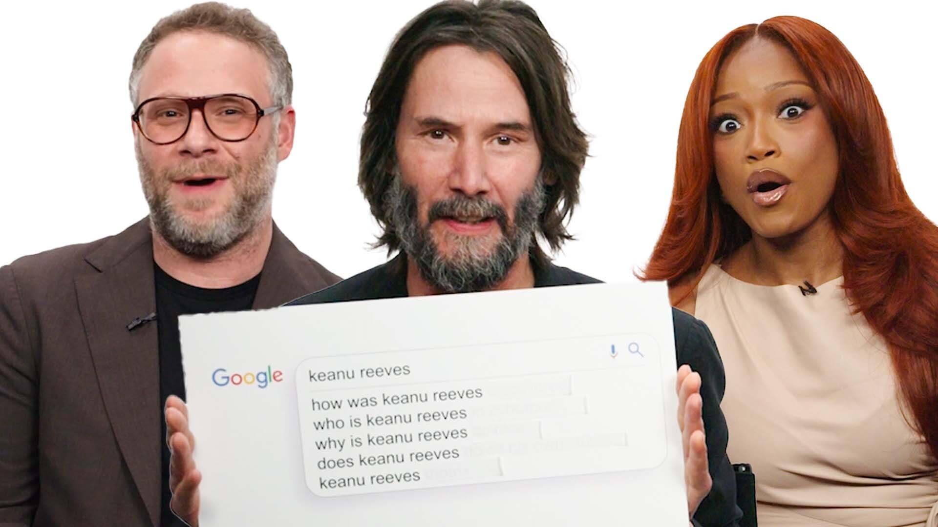 Watch Keanu Reeves, Keke Palmer, and Seth Rogen Answer Their Most Searched  Questions | Autocomplete Interview | WIRED, image size:1920x1080