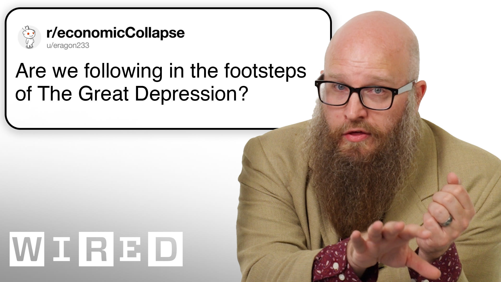 Watch Economics Professor Answers Great Depression Questions | Tech ...