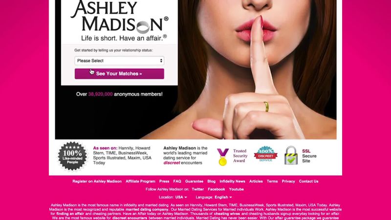 Hackers leaked online HUGE Ashley Madison data clients list including UN and Vatican staff