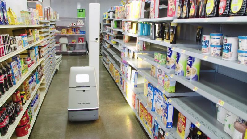 Towering Robot That Roams Walmart | WIRED