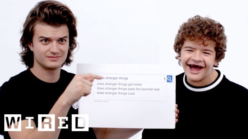 Watch 「ストレンジャー・シングス」キャストに質問。ダスティン役の